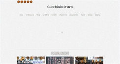 Desktop Screenshot of cucchiaiodoro.it