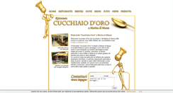 Desktop Screenshot of cucchiaiodoro.com