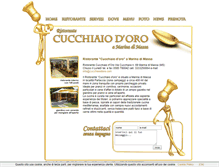 Tablet Screenshot of cucchiaiodoro.com